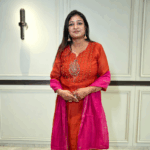 Terracotta Bloom Embroidered Suit Set