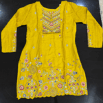 Embroidered Sunny Yellow Kurti