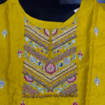 Embroidered Sunny Yellow Kurti - Image 3