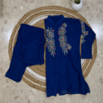 Payal Ethnics Midnight Blue Embroidered Kurta - Image 3